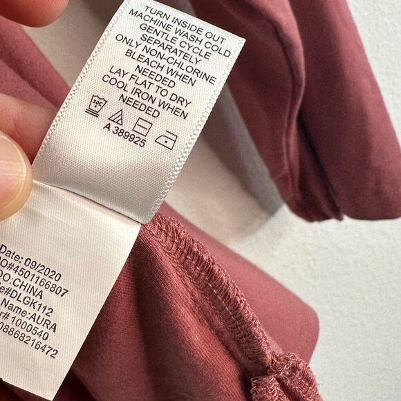 LOGO Lori Goldstein Rose Pink Jersey Cardigan Women’s 1X Mixed Media Lace Back - Picture 10 of 10